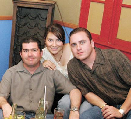 Luis Medrano, Érika García y Fernando Jaime.