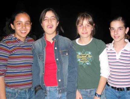 Cecilia López, Scarlet Ordaz, Bárbara Barroso y Ana Casas.