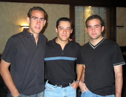 Eduardo Gómez, Manuel Nahle y Nacho Martínez.