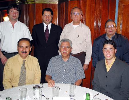 Alexander Roder, Raúl Zamorano, Antonio Pérez, Javier Ruiz, Raymundo Calvillo, Ricardo Ventura y Jesús Navarrete.