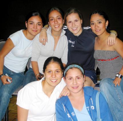 Lili Leal, Maritere Pámanes, Susana Garza, Tahanny Lee, Prsicila Zambrano y Arely Gómez.