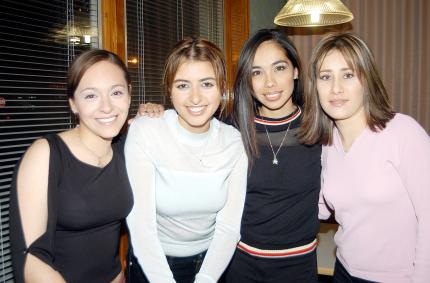 Ana Villarreal, Janeth Soto, Ofir Fernández y Lily Zuñiga.