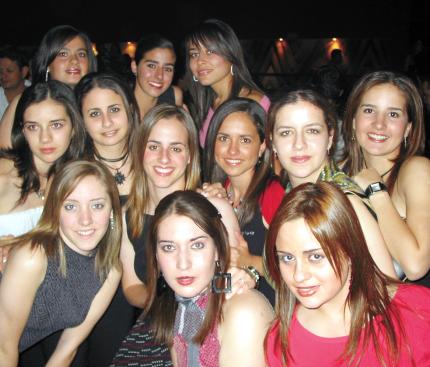 Ana Patricia Martínez, Valentina, Mariana Pérez, Cristy Berlanga, Tanya Gidia, Ana Karla Heyana, Sofía Pámanes, Ana Laura García, Sofía Baille, Mila Jaidar, Beatriz Murra y Karen Giacaman..