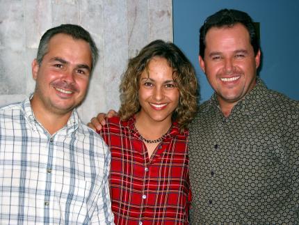 José Alatorre, Alejandra de Izaguirre y Fernando Izaguirre.