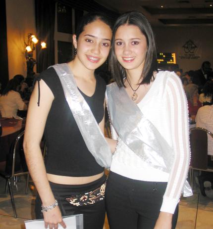 Mariana Díaz de León y Claudia Rebollo.