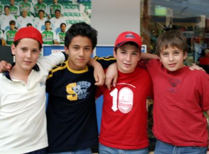 Javier Veyán, Lalo, Pablo Sáenz y Luis Calzada.