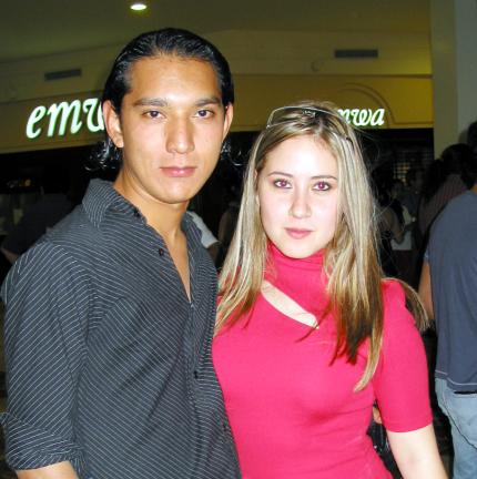 Iván Saavedra y Blanca Stella.