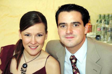 Arlette Maycotte y Alberto Flores.