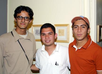 José Juan Zapata, Fernando Rodríguez y Ricardo Violante.