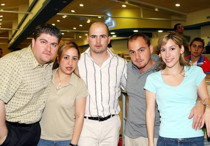 Eduardo Bitar, Aída de Bitar, JORGE Chibli, Elías Bitar y Laura Garza.