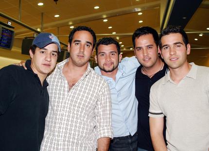 Luis Jaidar, Alejandro Cano, Gc Domínguez, Rogelio Cuéllar y Manolo Fernández.