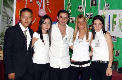 Eduardo Leija, Sandra González, Joaquín Huerta, Ana Lilia Valle y Verónica Zertuche.