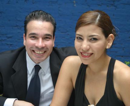 Marcelo Múzquiz y Mayra Rdz.