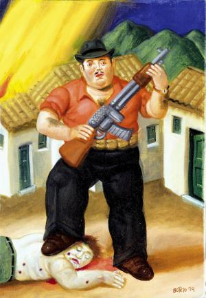 Botero aseguró que como artista no podía ser indiferente a la violencia que sacude a su país, a pesar que hace décadas vive entre Nueva York y Europa.