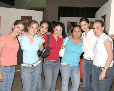 Georgina MEna, Any Barrio, Mariana Díaz de León, Andrea Marroquín, Karla Garza y Valeria Córdoba.