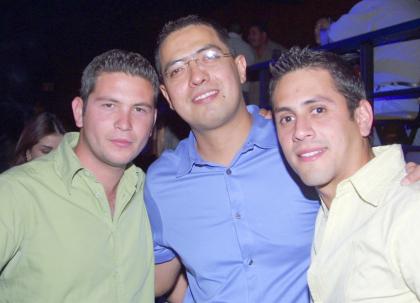 Alejandro Olhagaray, Omar Cruz Mojica y Marco Antonio Gordillo.