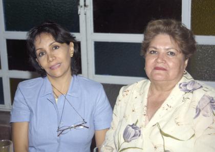 María de la Luz Martínez de Méndez y Pilar Ramírez de Cuevas.