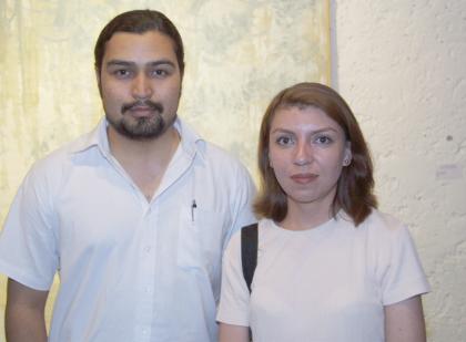 Miguel Ángel Espinoza e Ileana Pinal.