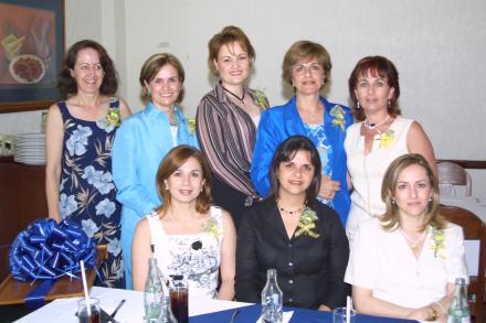 Analí de Jaidar, Ana Mary de Fernández, Rocío de Yacáman, Mónica de Giacomán, Esperanza de Fernández, Malú Arriaga de López, Cristy de Belaustequigoitia y Cecilia G. de Martín.