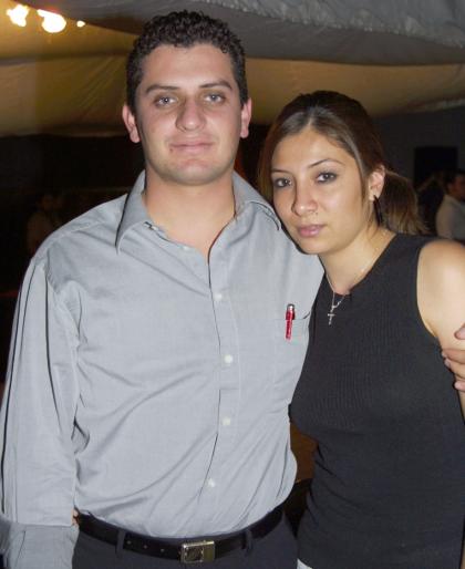 Carolina Valdez y Fernando Olivares.