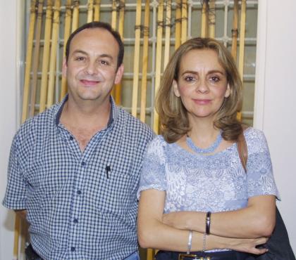 Myriam Pérez de Martínez y Sergio Pérez Corella