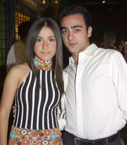 Karina Berlanga y Wicho Mendoza.