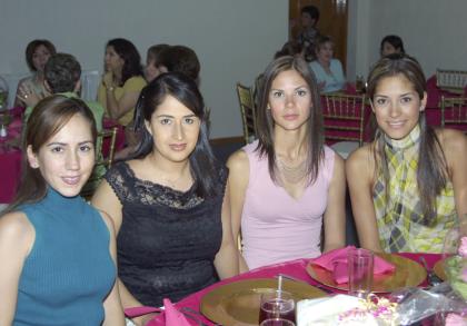 Ana Gaby de Juan Marcos, Aima de Vélazquez, Karla Villa y Bárbara de Nahle.