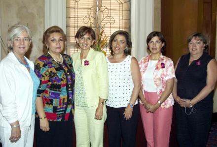  24 de mayo  
Rosy Mejía de Flores, Ángeles de Balcázar, Noris Álvarez de Arzamendi, Aída Elena López de Gutiérrez, Martha López de Guerra y Mónica de Flores.