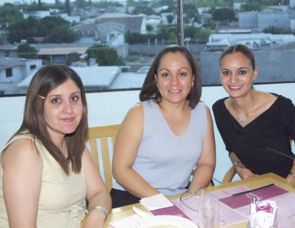 Linda Fernández, Anabel Trejo y Soraya Jaidar.