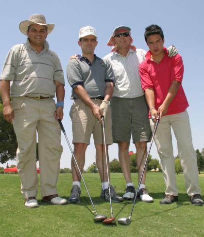 Jesús Espinoza, Carlos Cabranes, Ale Ríos y Javier Ramos.