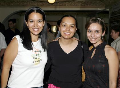 Argentina Barrera, Marlene Pacheco y María Ortiz.