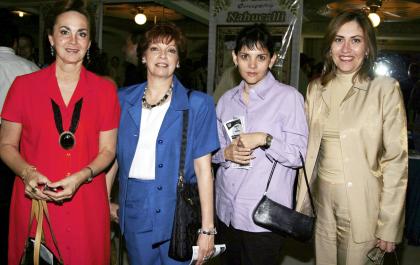 Yeye Romo, Olga Estrada, Marcela Pámanes y Dulce Pereda.