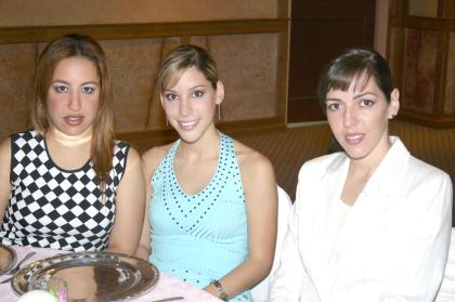 Aída Mansur, Laura Garza y Bárbara Dueñez.