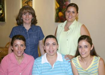 Coco Zúñiga, Oly Arizpe, Gaby Huerta, Jaqueline Aguilera e Hilda Vázquez.