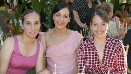 Angélica Ortiz, Ana Lucia Monárrez y Bárbara Colliere.