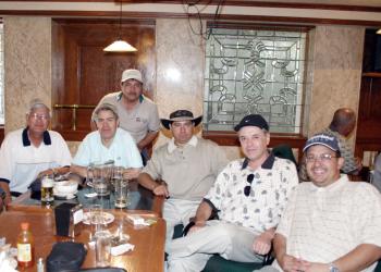 Rodolfo Castro, Felipe Tovar, Salvador, Fernanado Rentería, Luis Carlos Silva, Jorge LAnderos y Carlos Campa