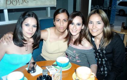 Brenda Aguilar, Edna Galván, Maribel Gutiérrez y Maribel Salazar.