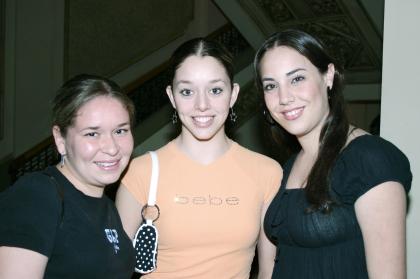 Ángela Navarro, Susu Luna yy Daniela Martínez.