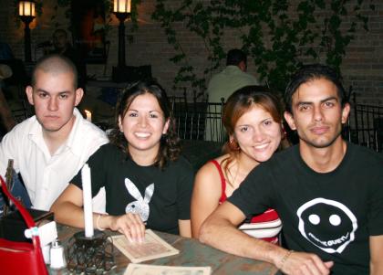 César Lazarín, Alina Quiñónez, Fabiola García y Carlos Magaña.