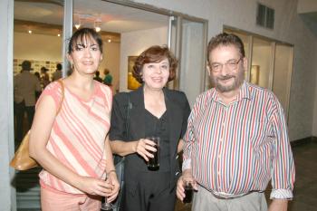 Cristina Sánchez, Carola Sánchez y Gerardo Moscoso