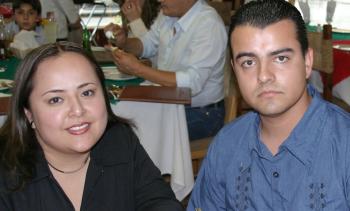 Gisela Campos y Carlos Romo.