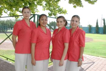  21 de julio
 Nancy Ceniceros, Susana Villarreal, Lily Archundia y Elizabeth Díaz, secretarias del club San Isisdro