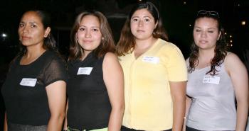 Luz María Vázquez, Brenda Reyes y MArtha Tovar Tostado.