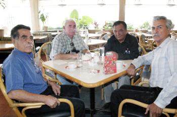 Joel Lleverino, Pablo Vizcarra, Eugenio Natera y Manuel Villa