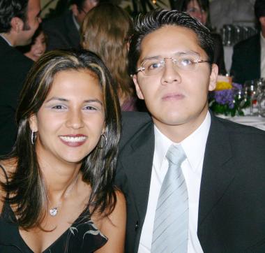 Fabiola Aldana y daniel Lomas.