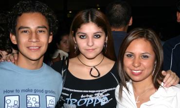 Jessica Rodríguez, Ángel Villalba y Lilia Garza.