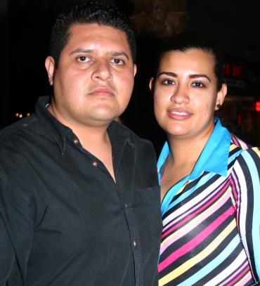 Juan Manuel Sánchez y Cristina Cerón.