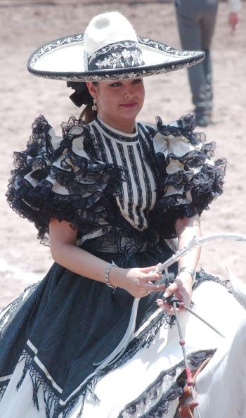 Sonia García, la nueva reina de la Asociación de Charros de la Laguna.