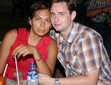 Anna Hernández y Johnathan Dyck.