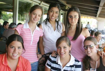 Ana Laura, Karina, Adrina, MAryfer, Marifer Parra y Carmina.